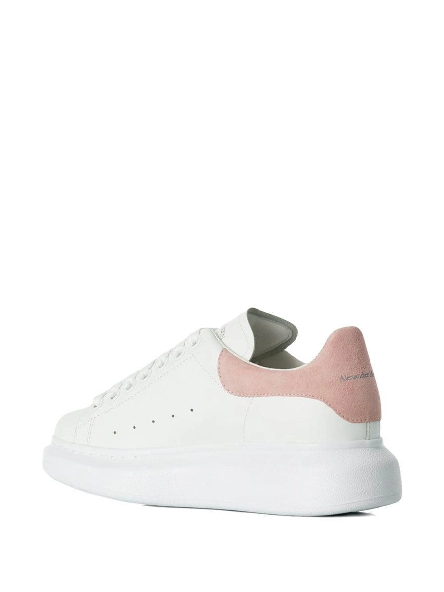 Sneakers Alexander McQueen albi din piele - Img 3