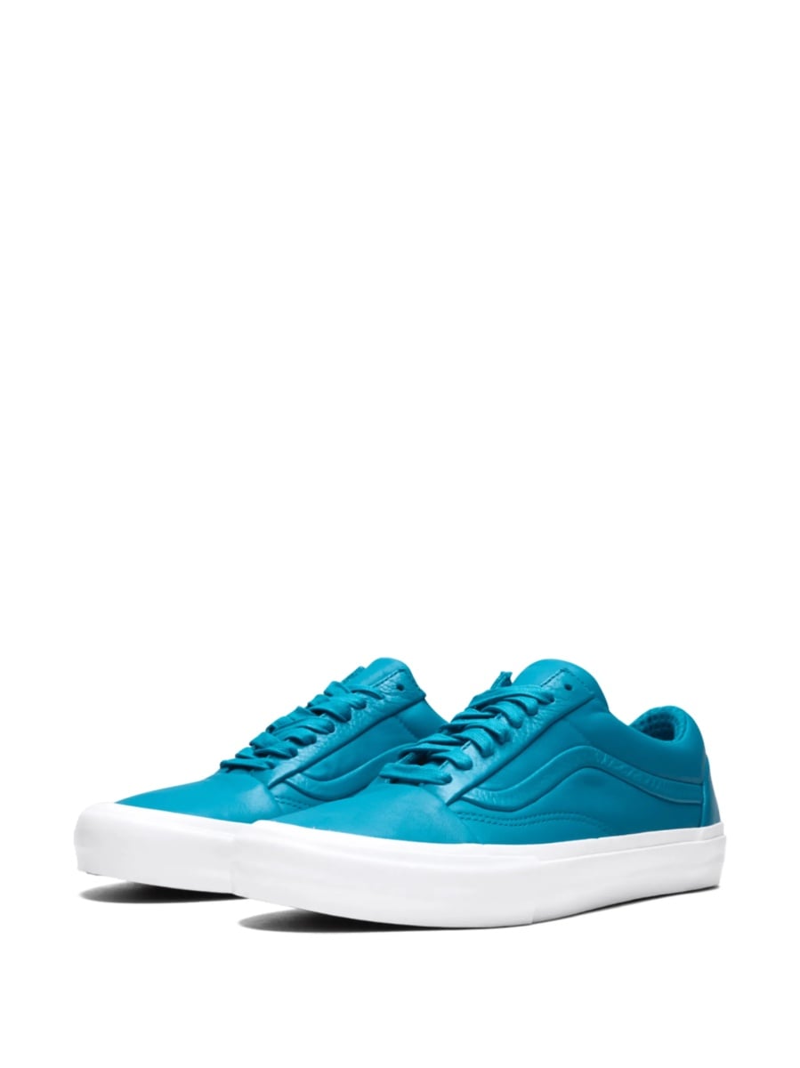 Sneakers ASH Old Skool albastri din piele - Img 2