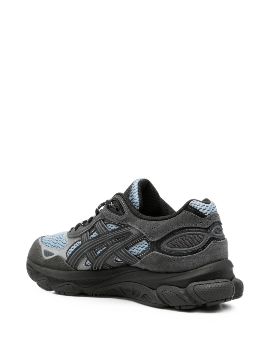 Sneakers ASICS albastri din plasa si material textil - Img 3