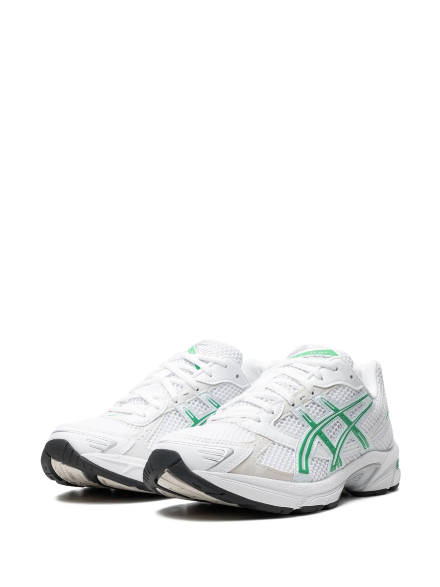 Sneakers ASICS albi din material textil - Img 5
