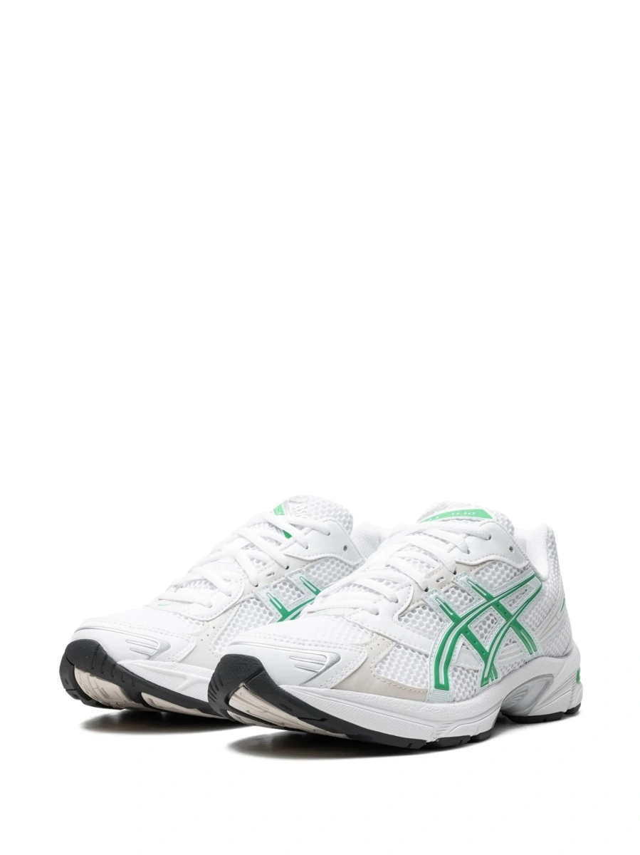 Sneakers ASICS albi din material textil - Img 5