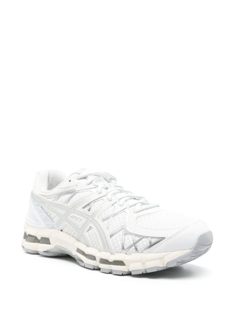 Sneakers ASICS albi din poliuretan si material textil - Img 2