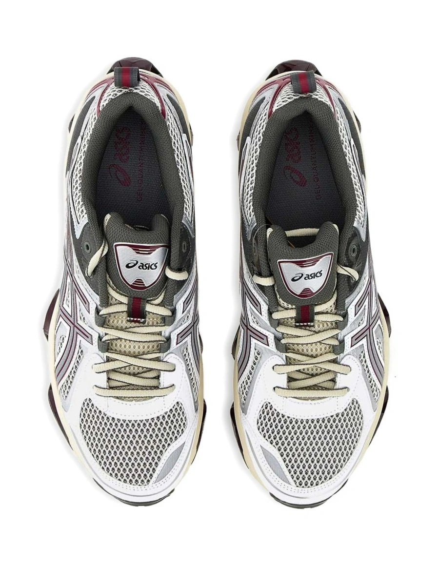 Sneakers ASICS gri din piele eco si plasa - Img 5