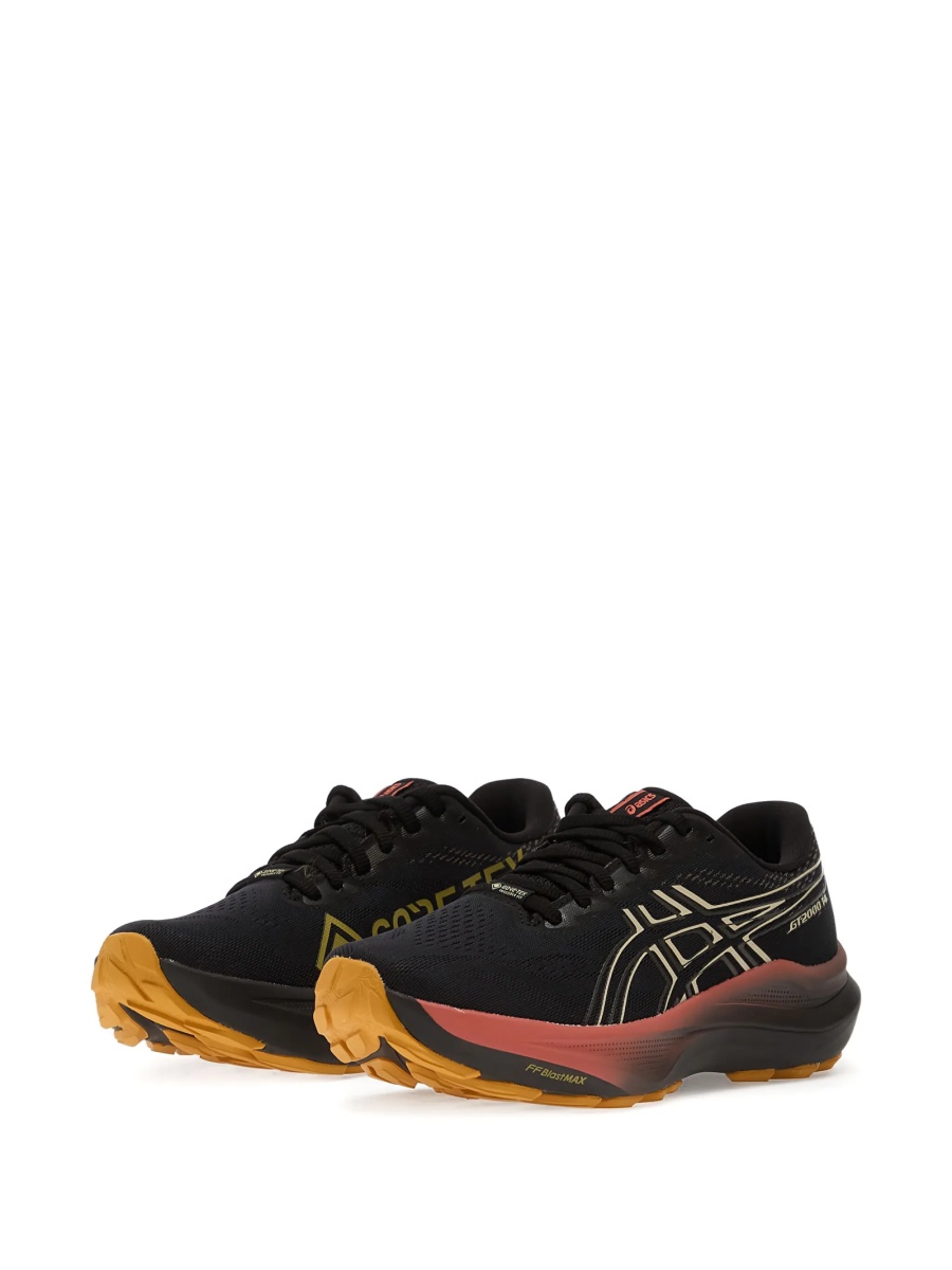 Sneakers ASICS negri din material textil - Img 2