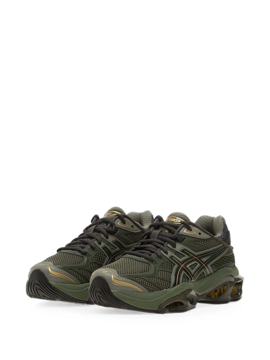 Sneakers ASICS verzi din plasa si poliuretan - Img 3