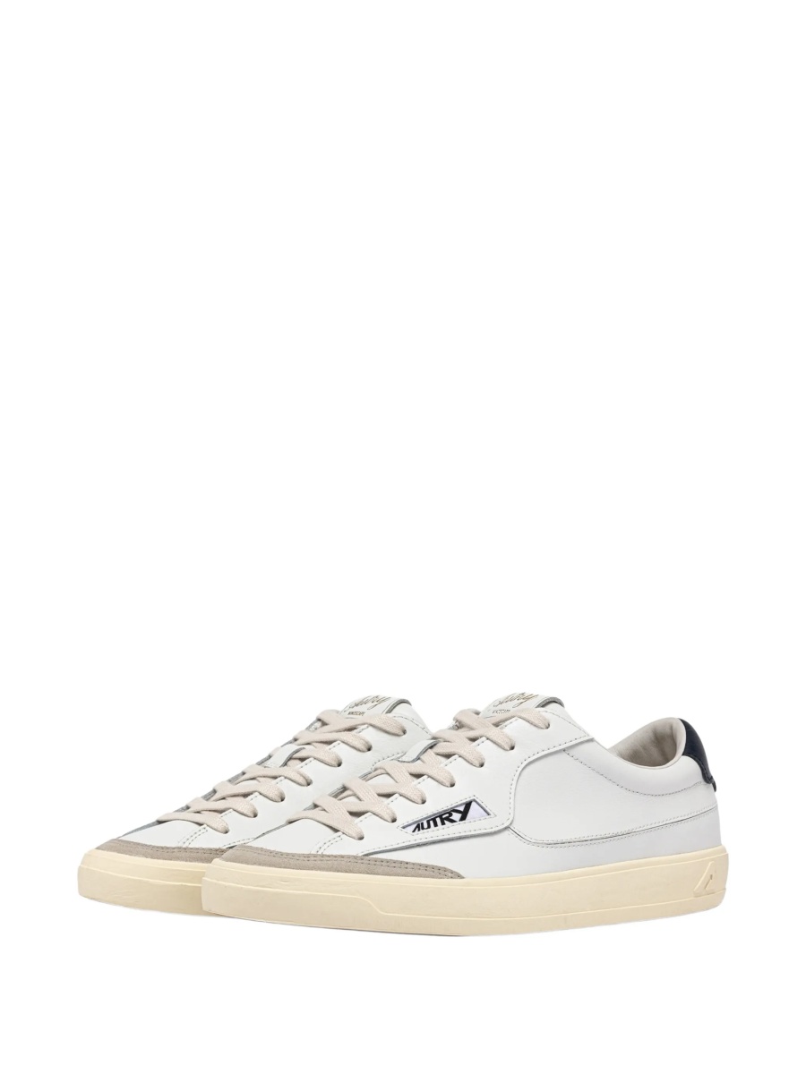 Sneakers AUTRY albi din nylon si piele - Img 2