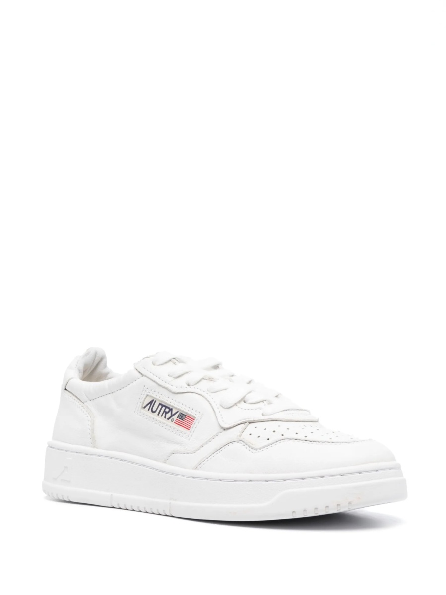 Sneakers AUTRY albi din piele - Img 2