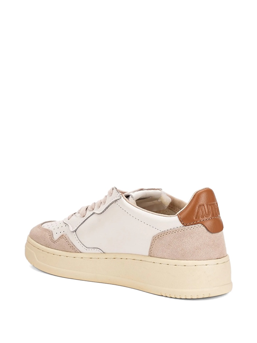Sneakers AUTRY neutri din piele si piele intoarsa - Img 3