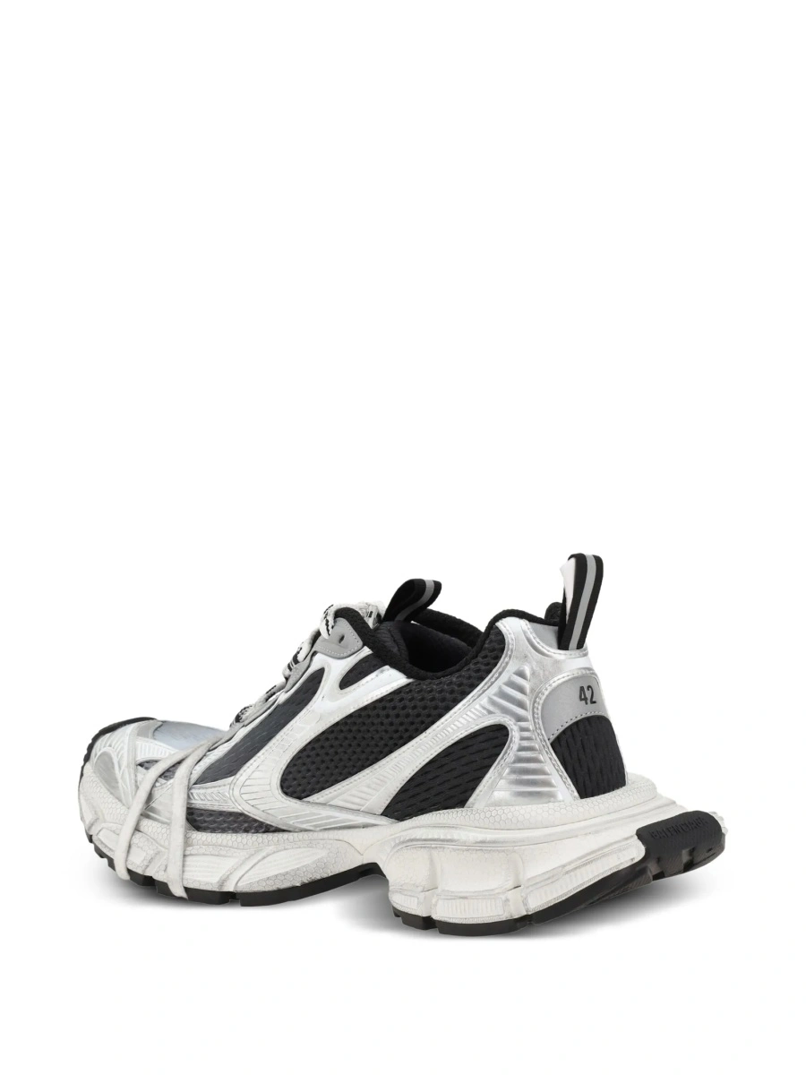 Sneakers Balenciaga 3XL albi din polyester si piele - Img 3