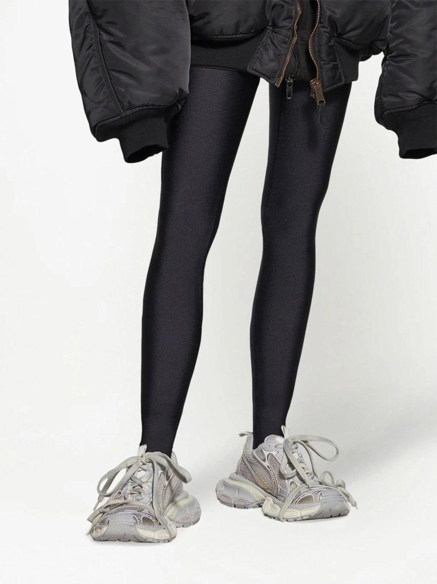 Sneakers Balenciaga 3XL gri din material textil - Img 4