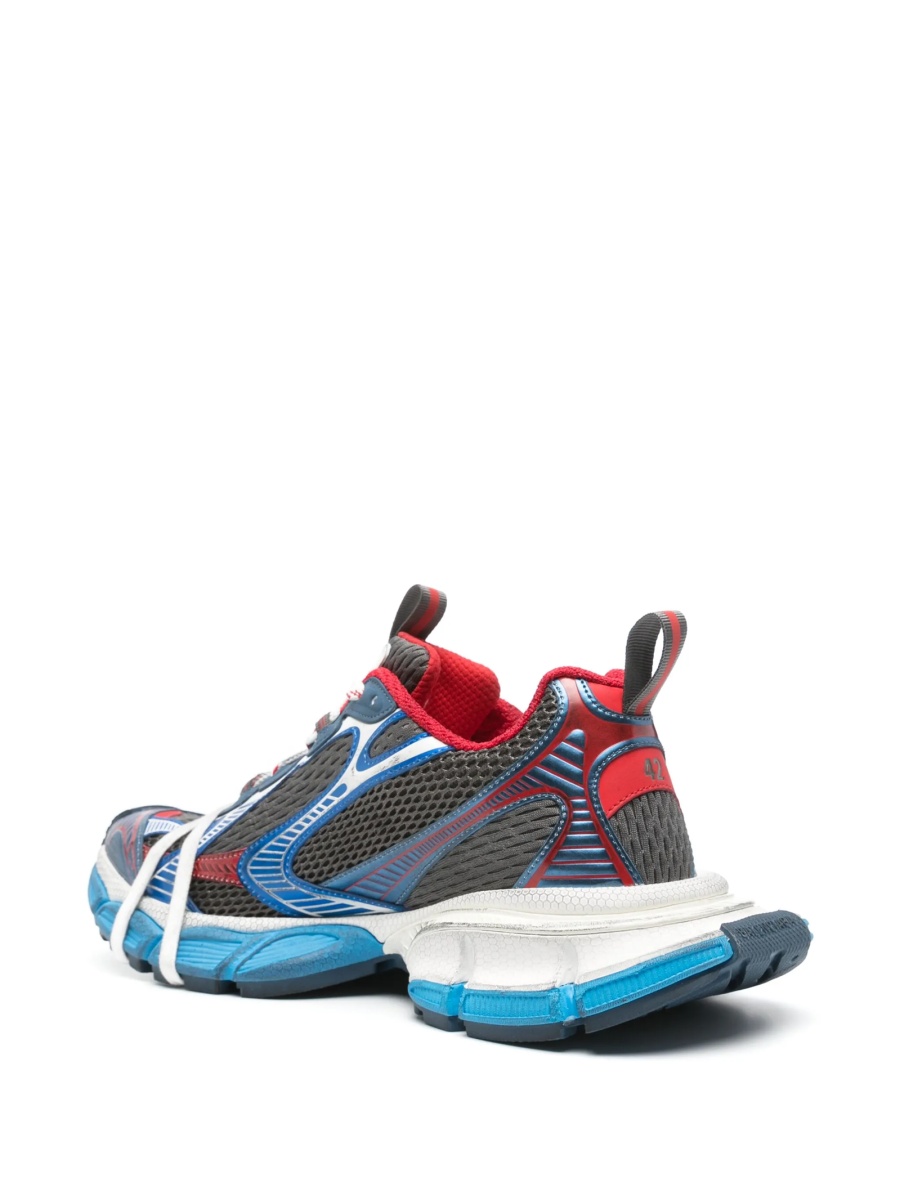 Sneakers Balenciaga 3XL gri din plasa - Img 3