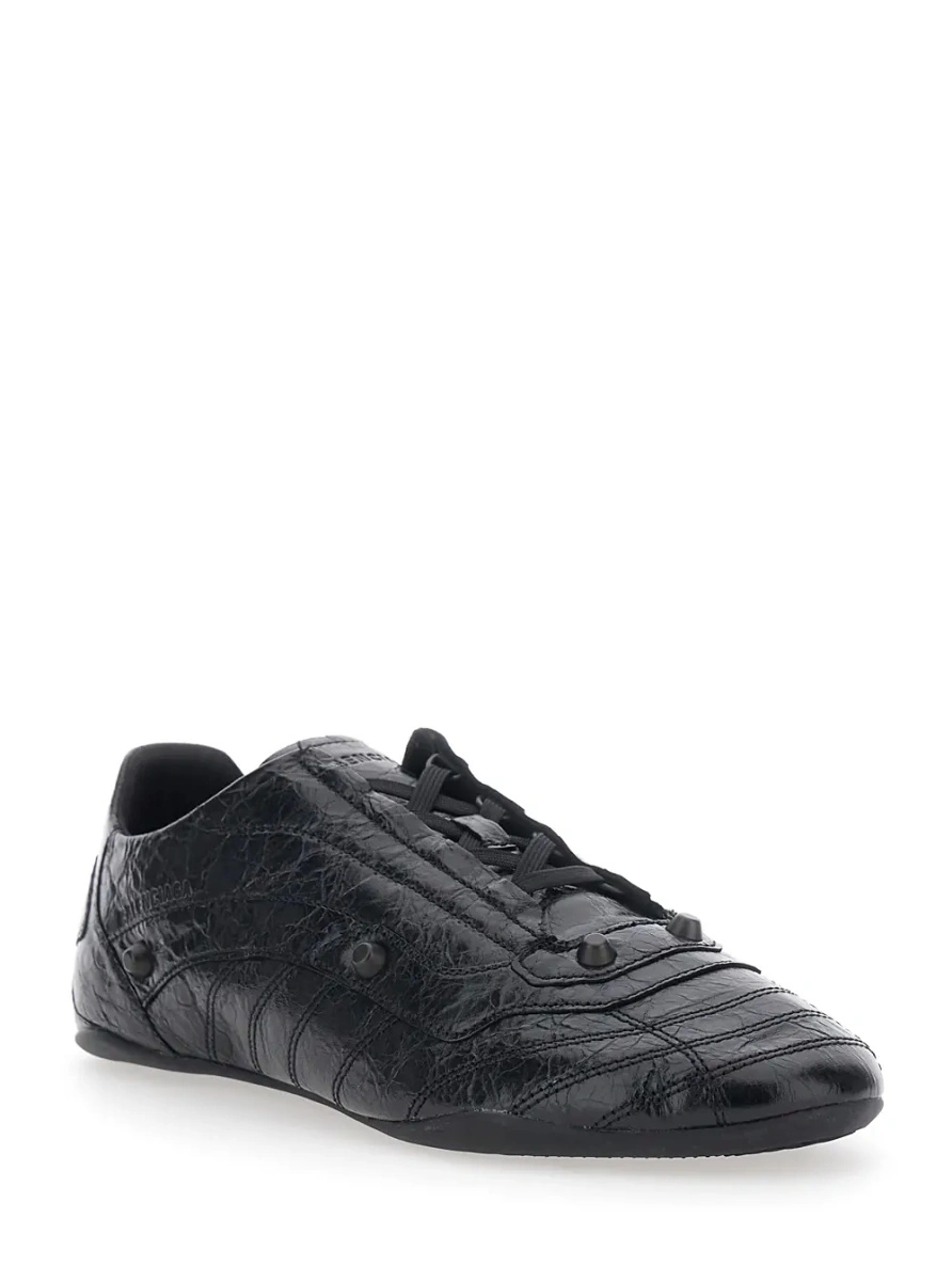 Sneakers Balenciaga 'City' negri din piele - Img 2