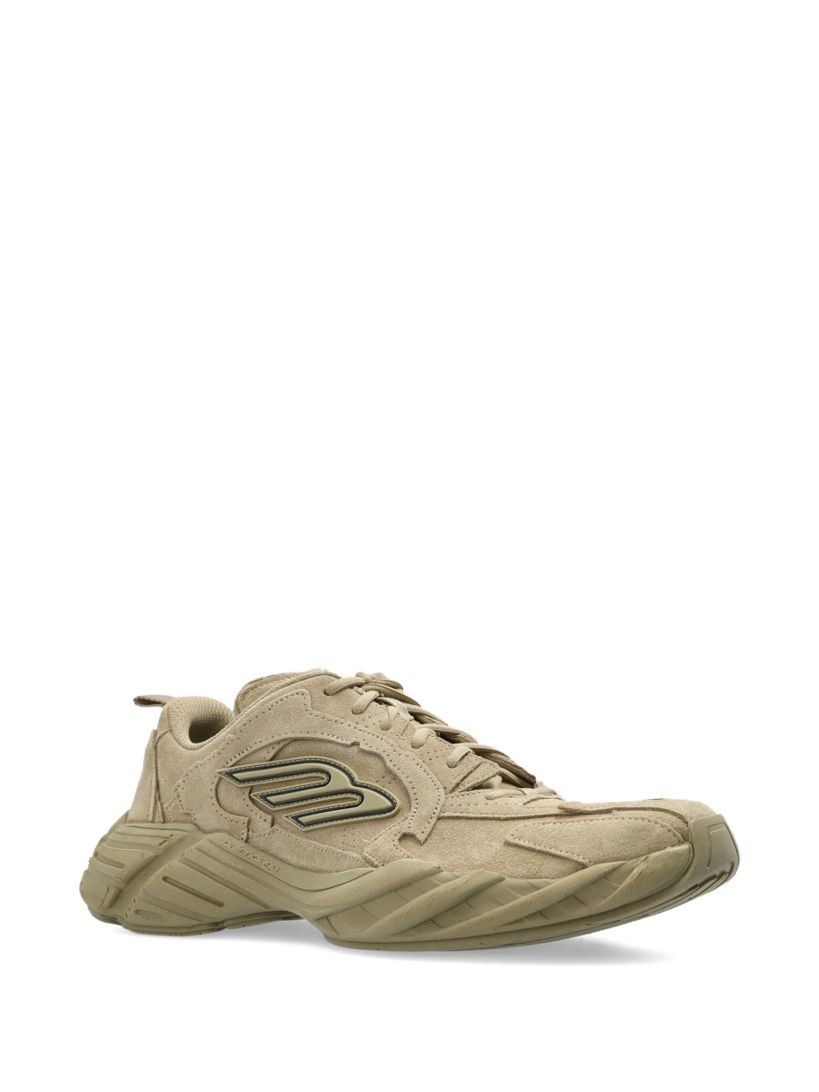 Sneakers Balenciaga neutri din piele intoarsa - Img 2