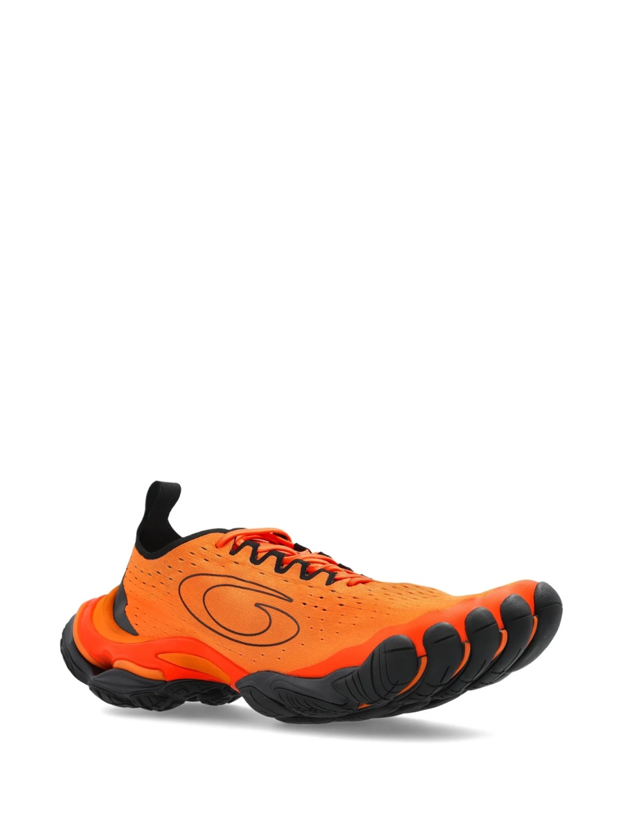 Sneakers Balenciaga portocalii din polyester - Img 2