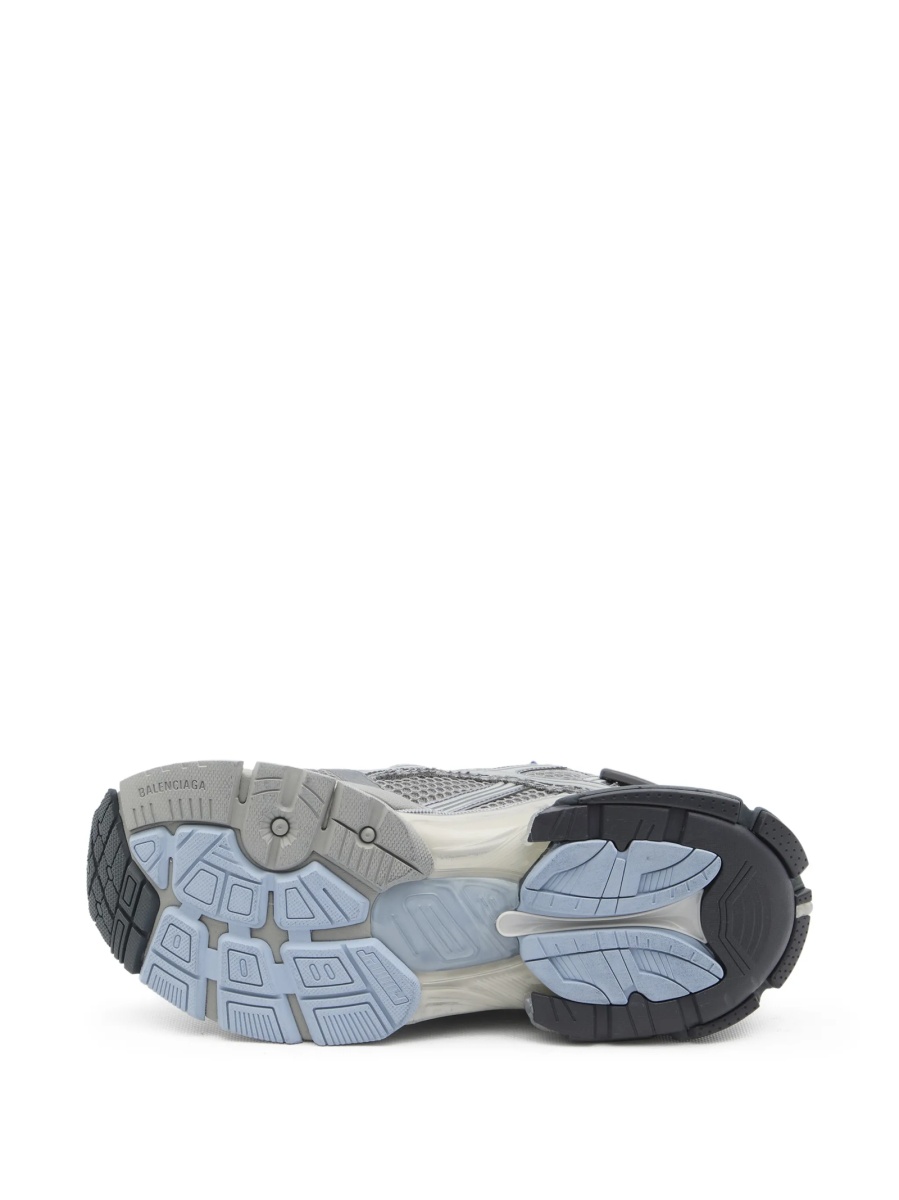 Sneakers Balenciaga Runner gri din polyester si poliuretan - Img 4