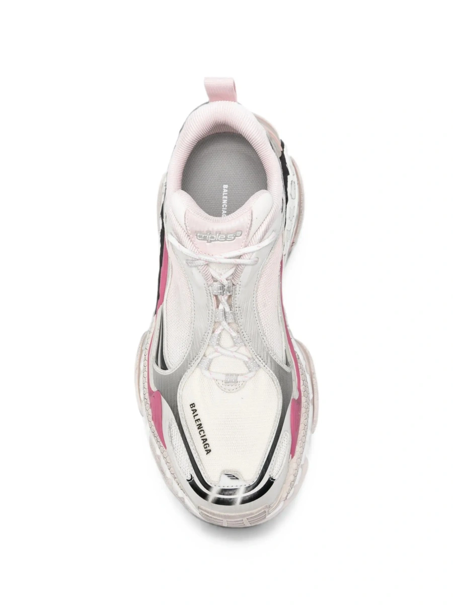 Sneakers Balenciaga 'Triple S' multicolor din piele - Img 7