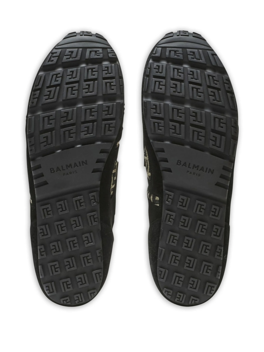 Sneakers Balmain negri din piele - Img 4