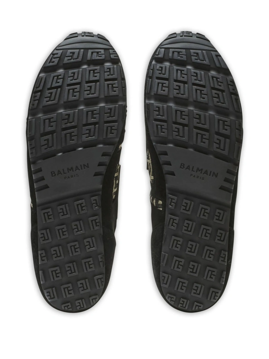 Sneakers Balmain negri din piele - Img 4