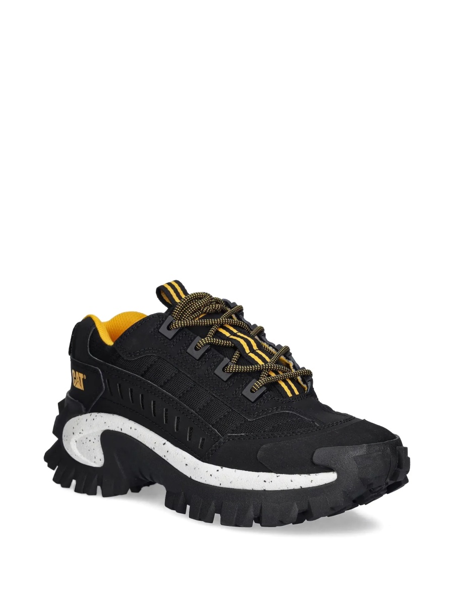 Sneakers Caterpillar negri din material textil si plastic - Img 2