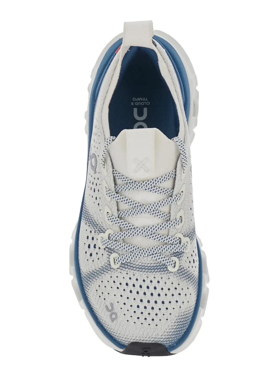 Sneakers Cloud X Tempo with cushioned sole and breathable upper White Unisex - Img 4