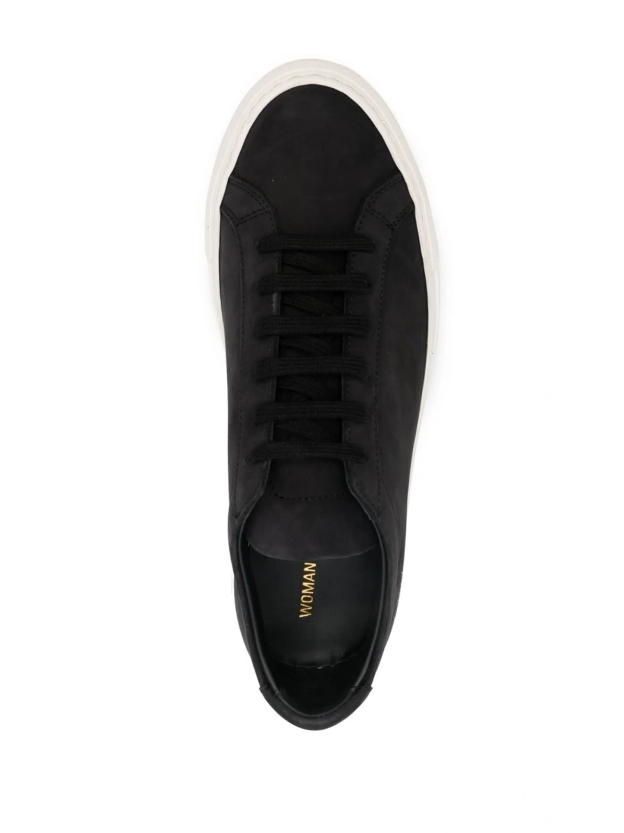 Sneakers Common Projects achilles negri din piele - Img 4
