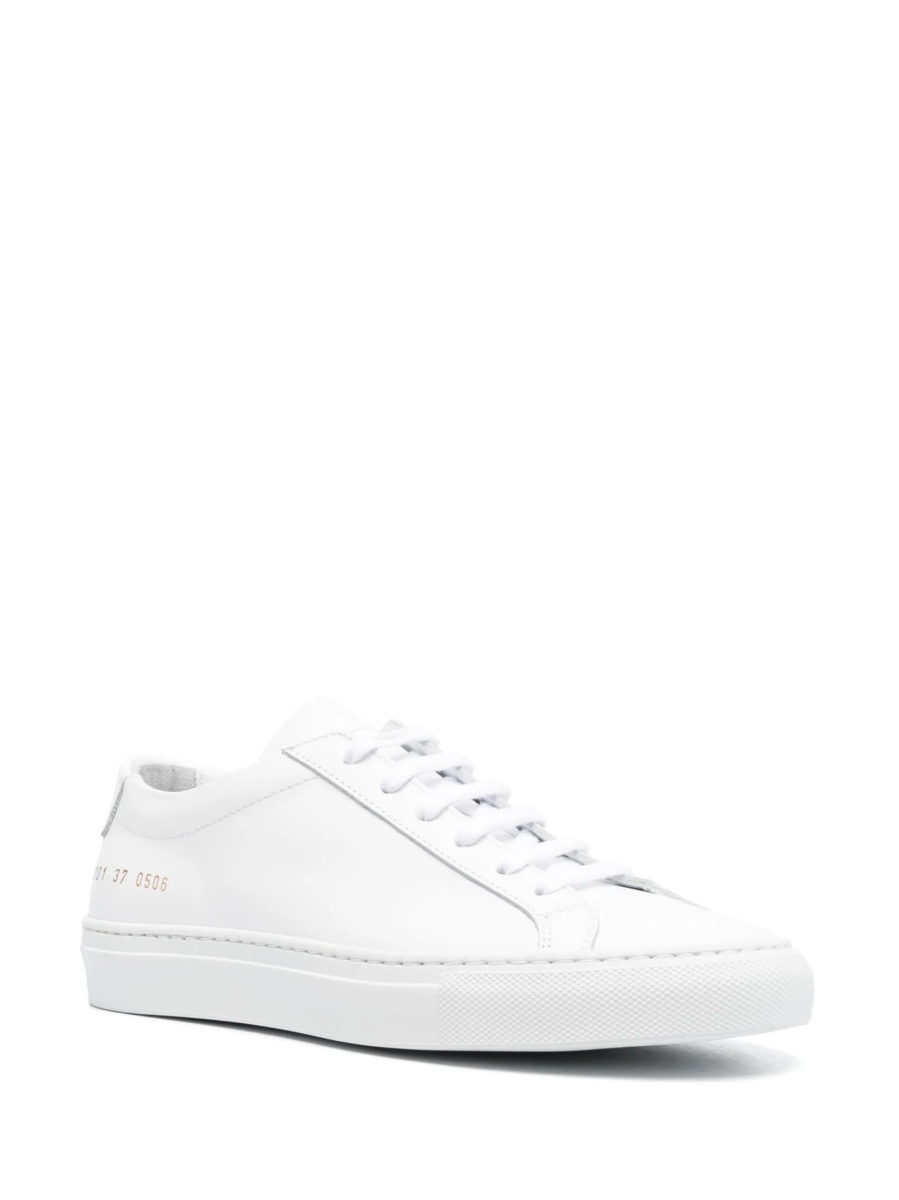 Sneakers Common Projects achilles neutri din piele - Img 2