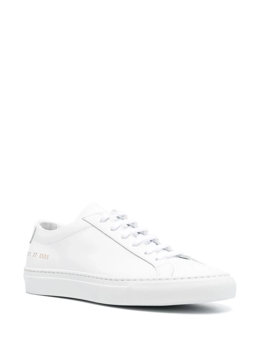 Sneakers Common Projects achilles neutri din piele - Img 2