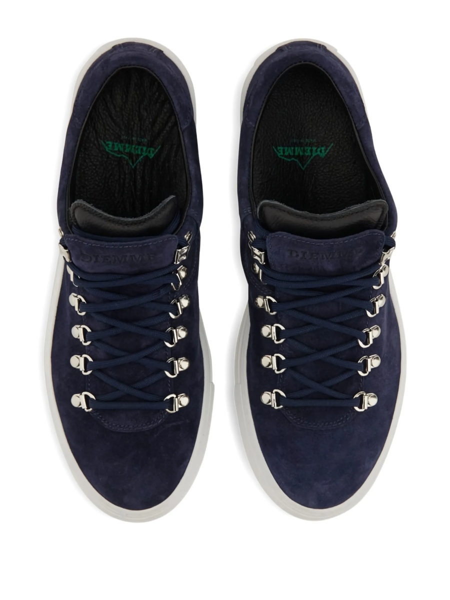 Sneakers Diemme albastri din piele intoarsa - Img 4