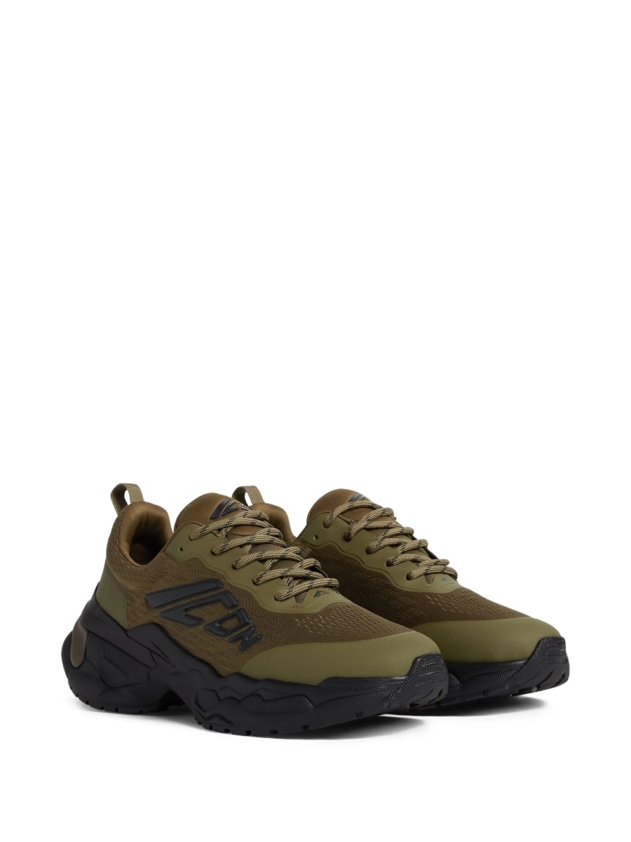 Sneakers DSQUARED2 verzi din plasa - Img 2