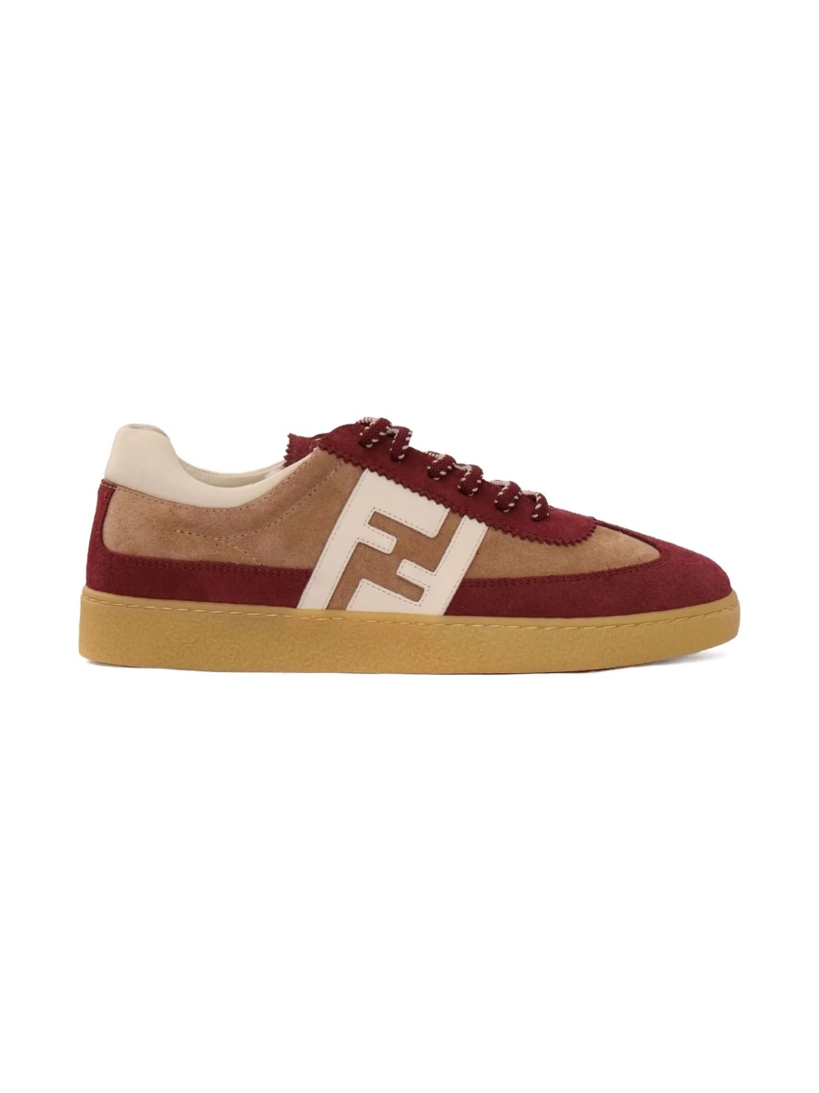 Sneakers Fendi rosii din piele - Img 2