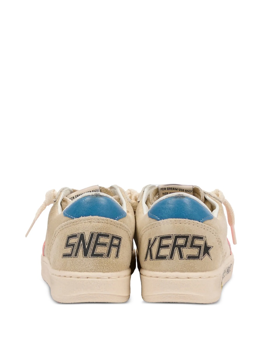 Sneakers Golden Goose neutri din piele - Img 4