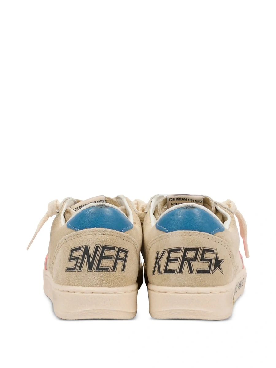 Sneakers Golden Goose neutri din piele - Img 4