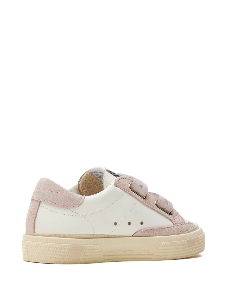 Sneakers Golden Goose neutri din piele - Img 2