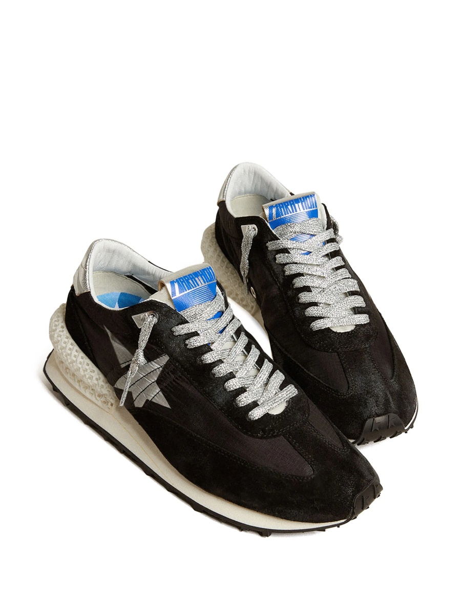 Sneakers Golden Goose star negri din poliamida si polyester - Img 2