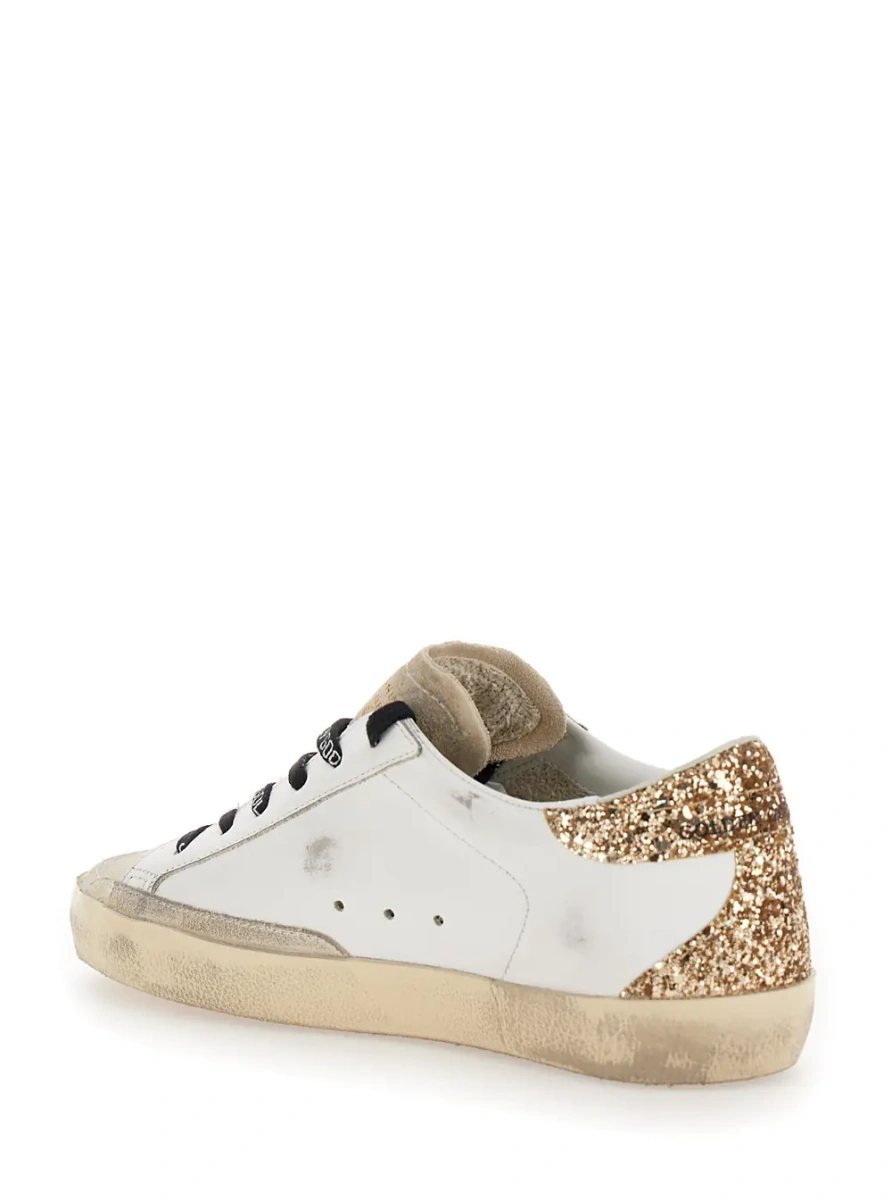 Sneakers Golden Goose 'Superstar' albi din piele - Img 3