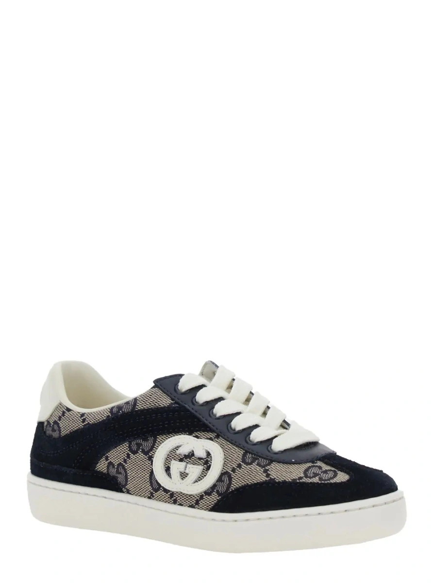 Sneakers Gucci albastri din canvas GG Supreme - Img 2