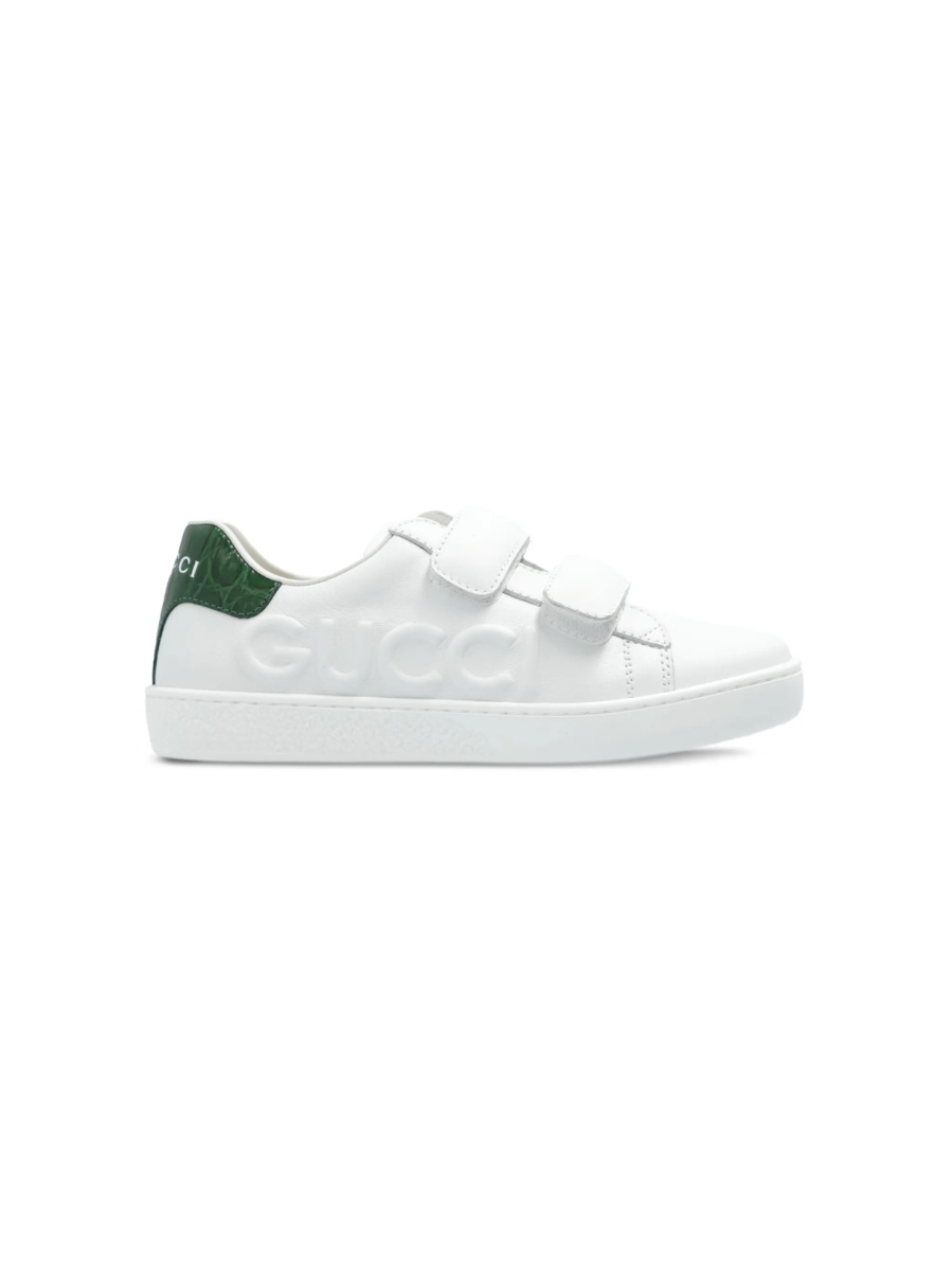 Sneakers Gucci albi din piele - Img 2