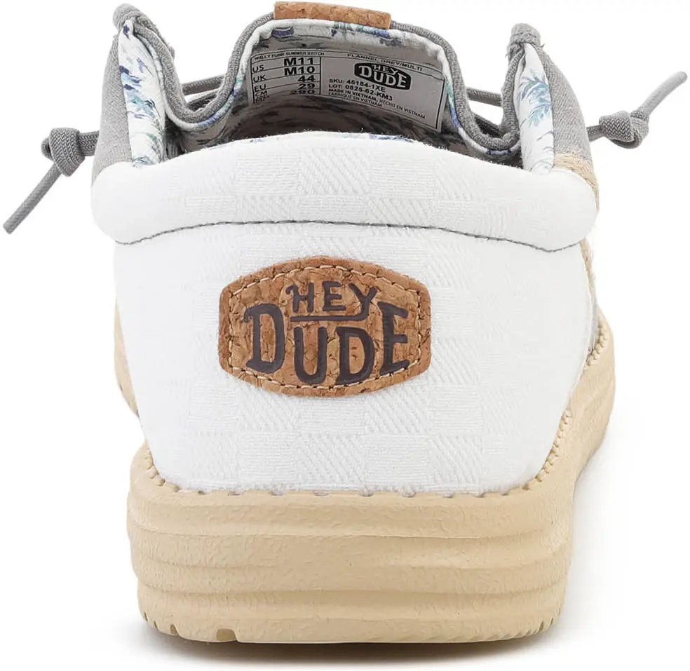 Sneakers HEYDUDE WALLY FUNK SUMMER STITCH FLANNEL GREY/MULTI - Img 5