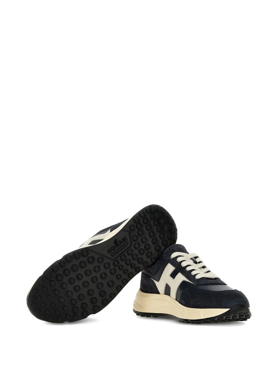 Sneakers Hogan albastri din piele - Img 5