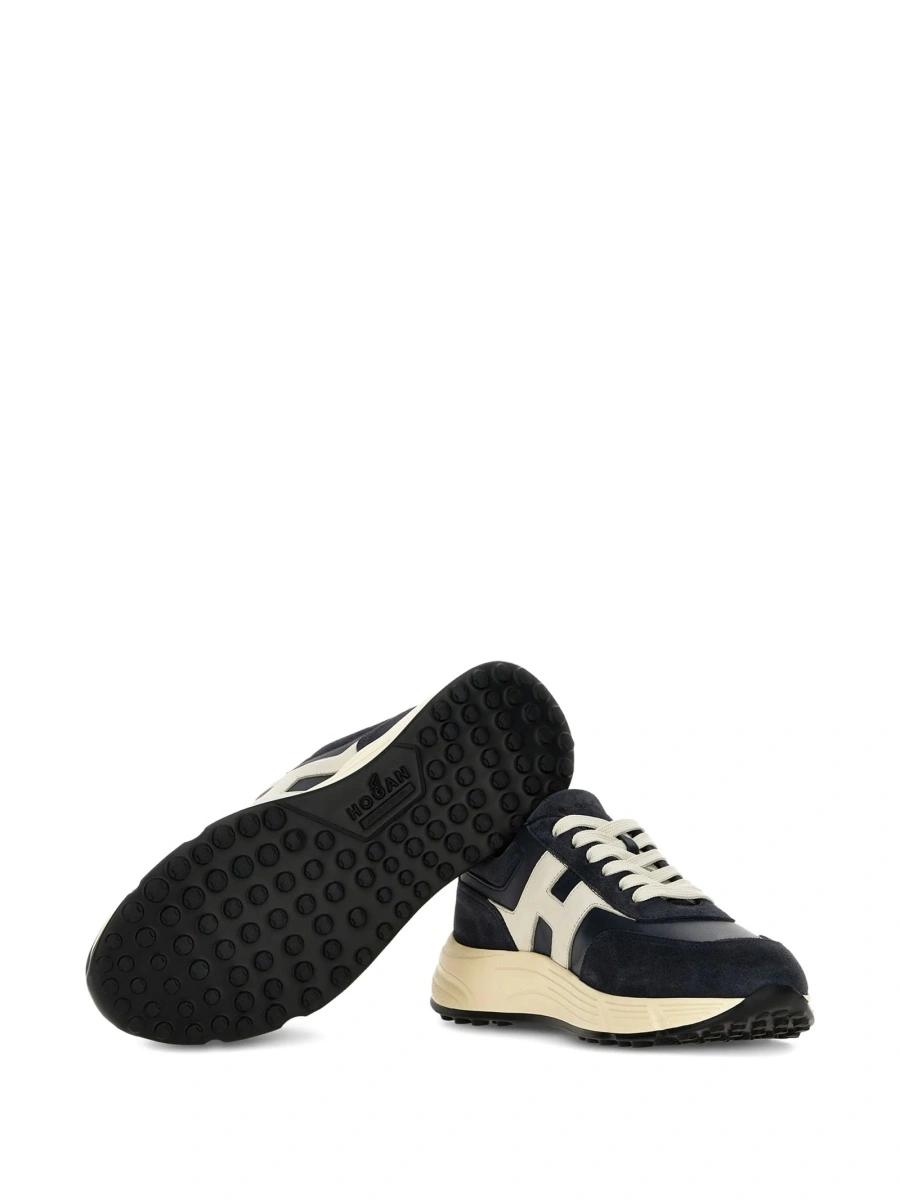 Sneakers Hogan albastri din piele - Img 5