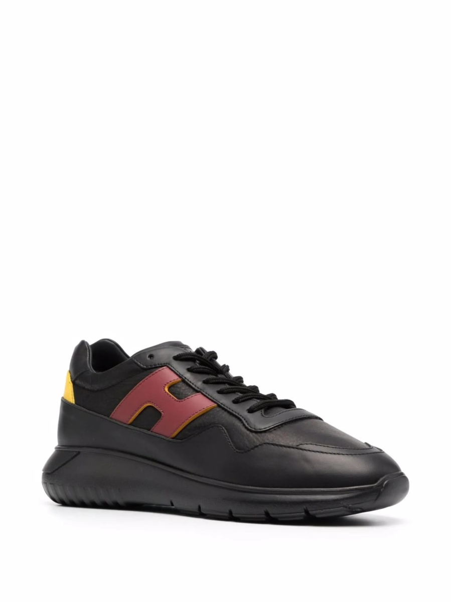 Sneakers Hogan interactive negri din piele - Img 2