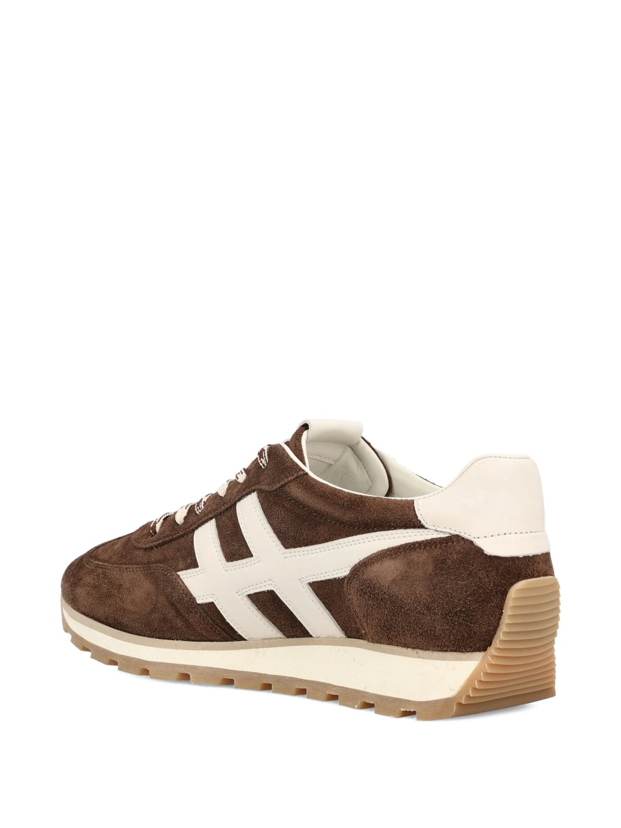 Sneakers Hogan maro din piele intoarsa - Img 4