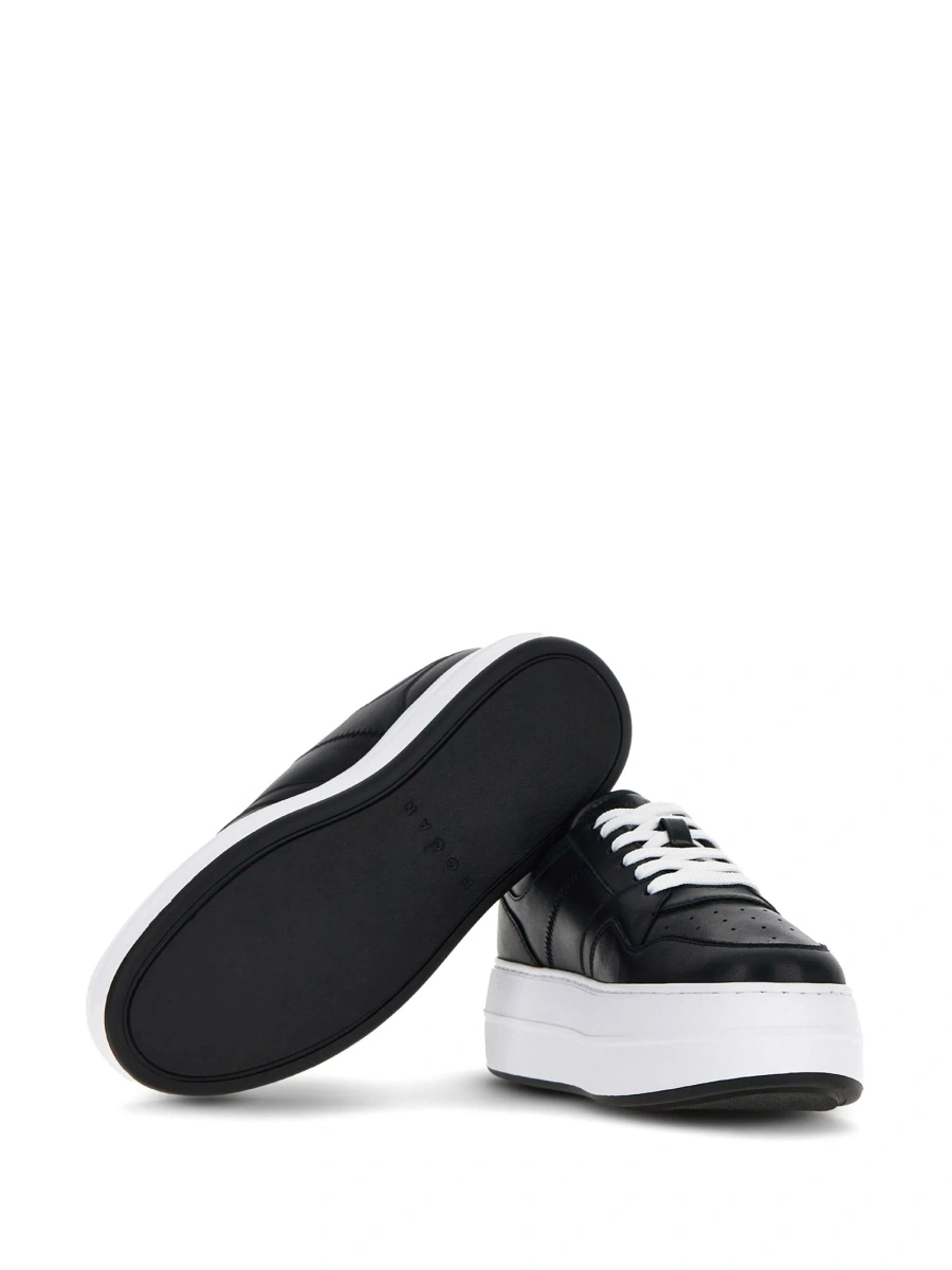 Sneakers Hogan negri din piele - Img 4