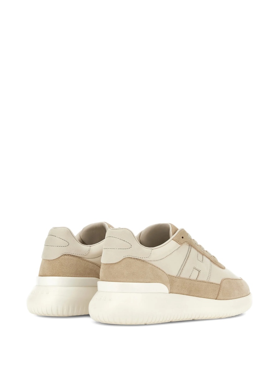 Sneakers Hogan neutri din piele - Img 5