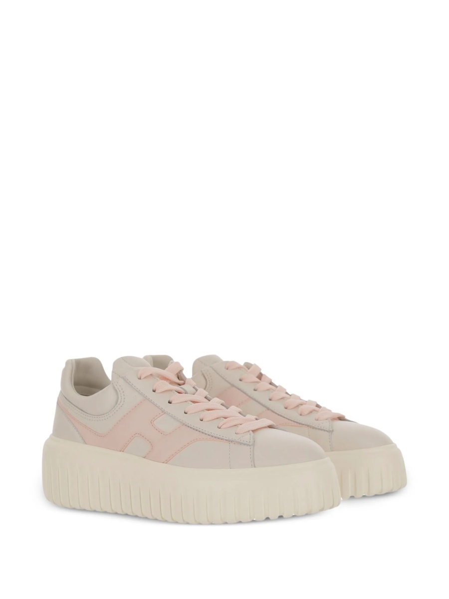 Sneakers Hogan roz din piele - Img 2