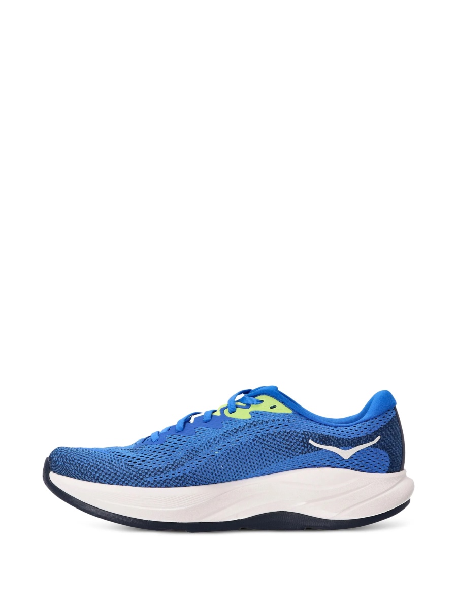 Sneakers Hoka One One albastri din material textil - Img 3
