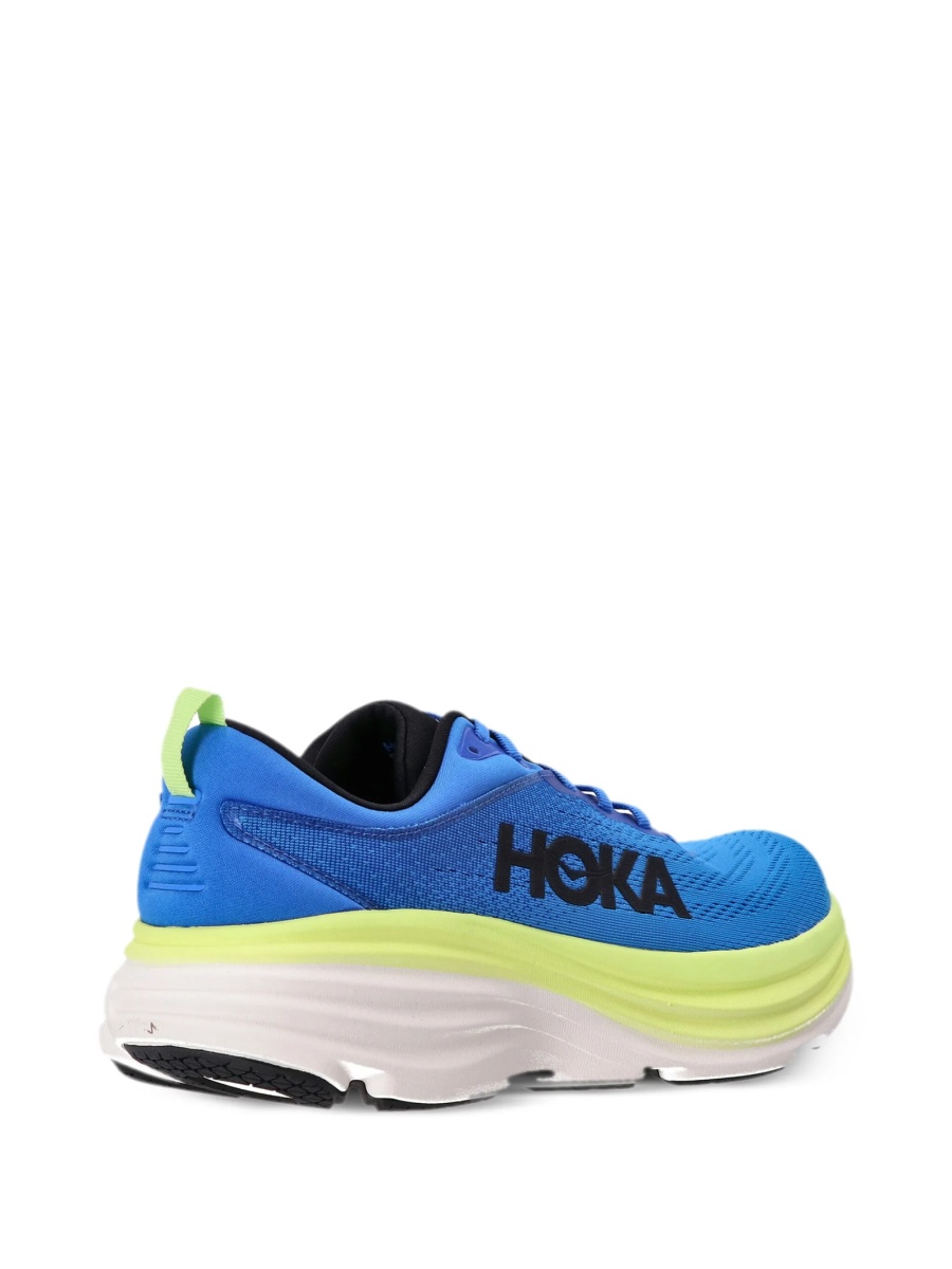Sneakers Hoka One One albastri din material textil - Img 4