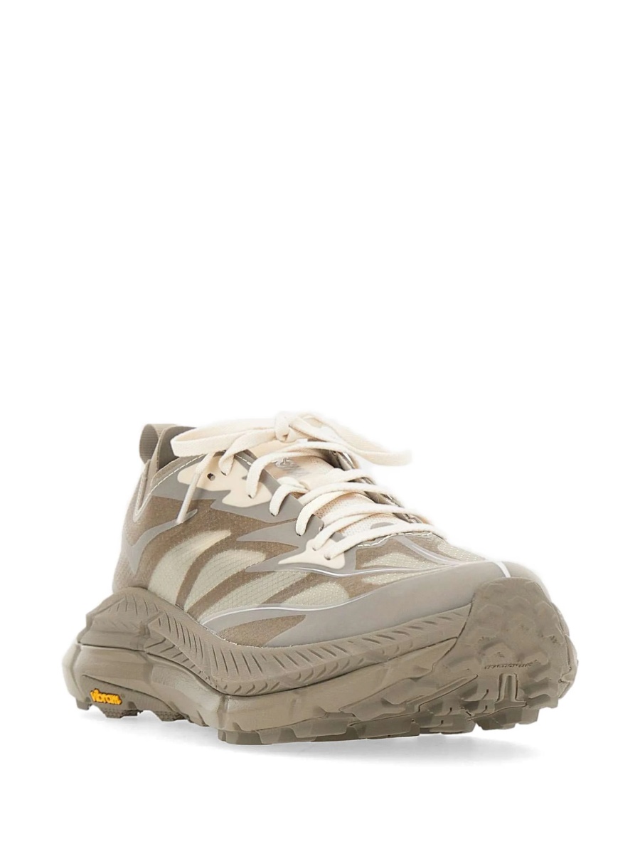 Sneakers Hoka One One gri din material textil si polyester - Img 2
