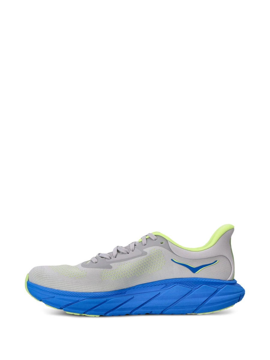 Sneakers Hoka One One gri din material textil - Img 3