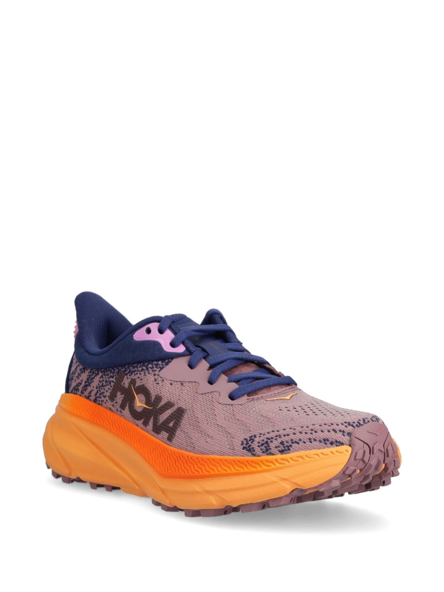 Sneakers Hoka One One roz din material textil - Img 2